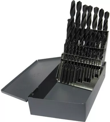 1/16"-1/2"x64ths 29 Piece HSS Jobber Length Drill Set DWD29J-SP-SET