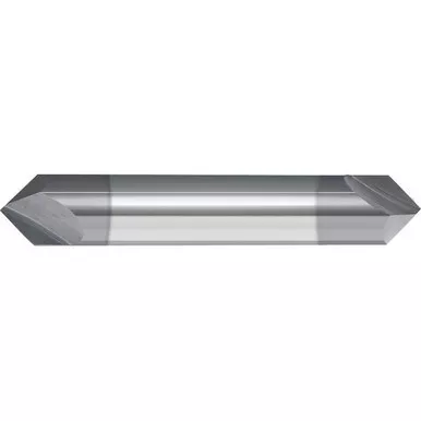 1/4" Cutting Dia. 1/4"Shank Dia, 2 Flute, 60 Degrees, Carbide Chamfer Mill Series/List #5997 MT0859153