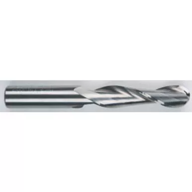 1/4" Dia. x 1/4" Shank x 1-1/8" DOC " OAL, Carbide Uncoated, 2 Flute, Ballnose End Mill Series/List #5956 MT3257581