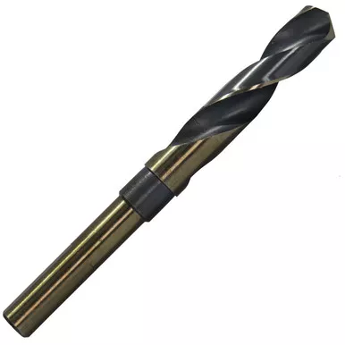 1-7/64" Reduced Shank HSS Black & Gold Contractor Drill Bit KFD3F1-7/64