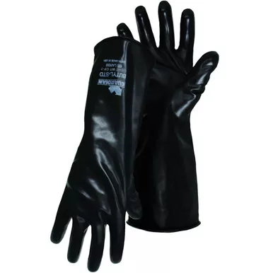 14" Unlined 7 Mil Rough Grip - Size Small,1 Pair - 1UB0007RS