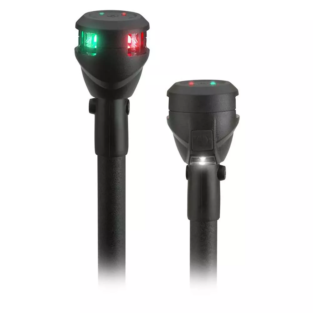 Attwood LightArmor Fast Action Bi-Color Pole Light – 14″ & 3-Pin