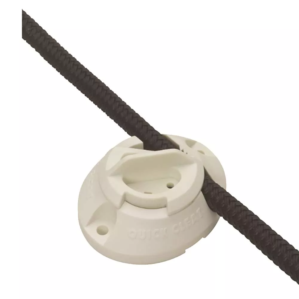 Barton Marine Quick Cleat – 5/16″ – White