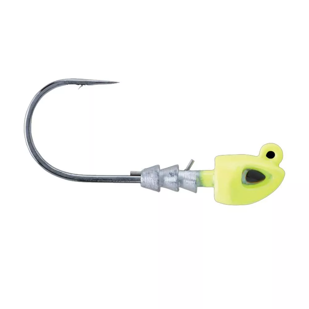 Berkley Fusion19™ Swimbait Jighead – 3/0 – 1/8oz – Chartreuse