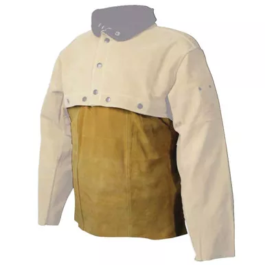 Bib, 18", Boarhide, Adjustable Strap - Size L, Brown, FR Clothing-Welding, 1 Unit 3032