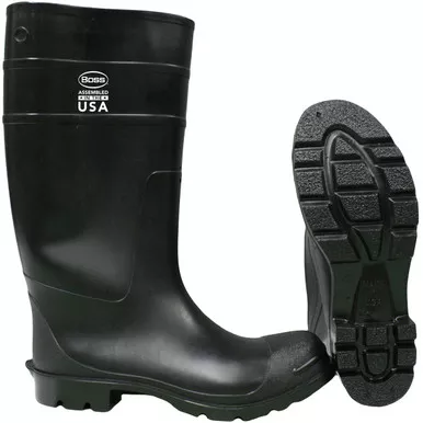 Black, Size 10 - Size 10, Black 1 Pair - Rain Boots 2KP396210