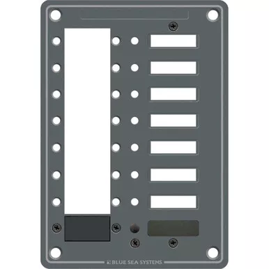 Blue Sea 8087 8 Position DC C-Series Panel - Blank - P/N 8087