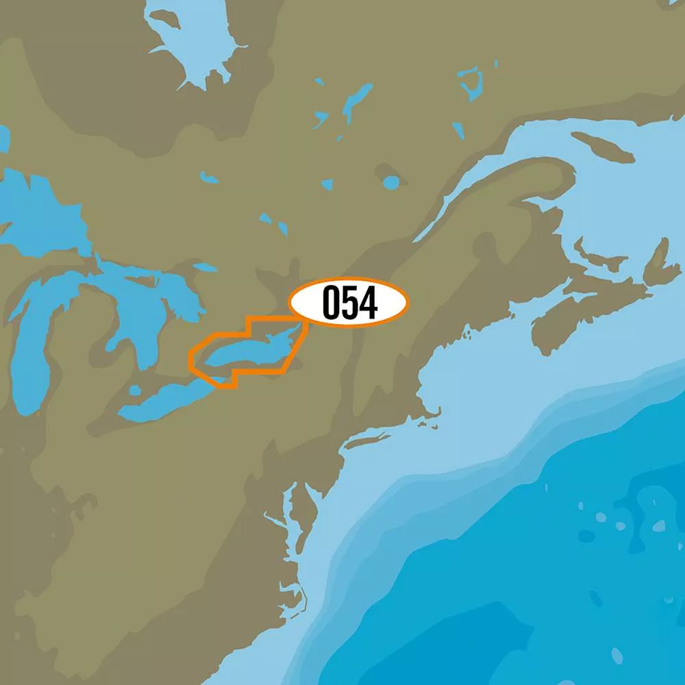 C-MAP MAX NA-M054/SD – Lake Ontario Bathymetric SD Format