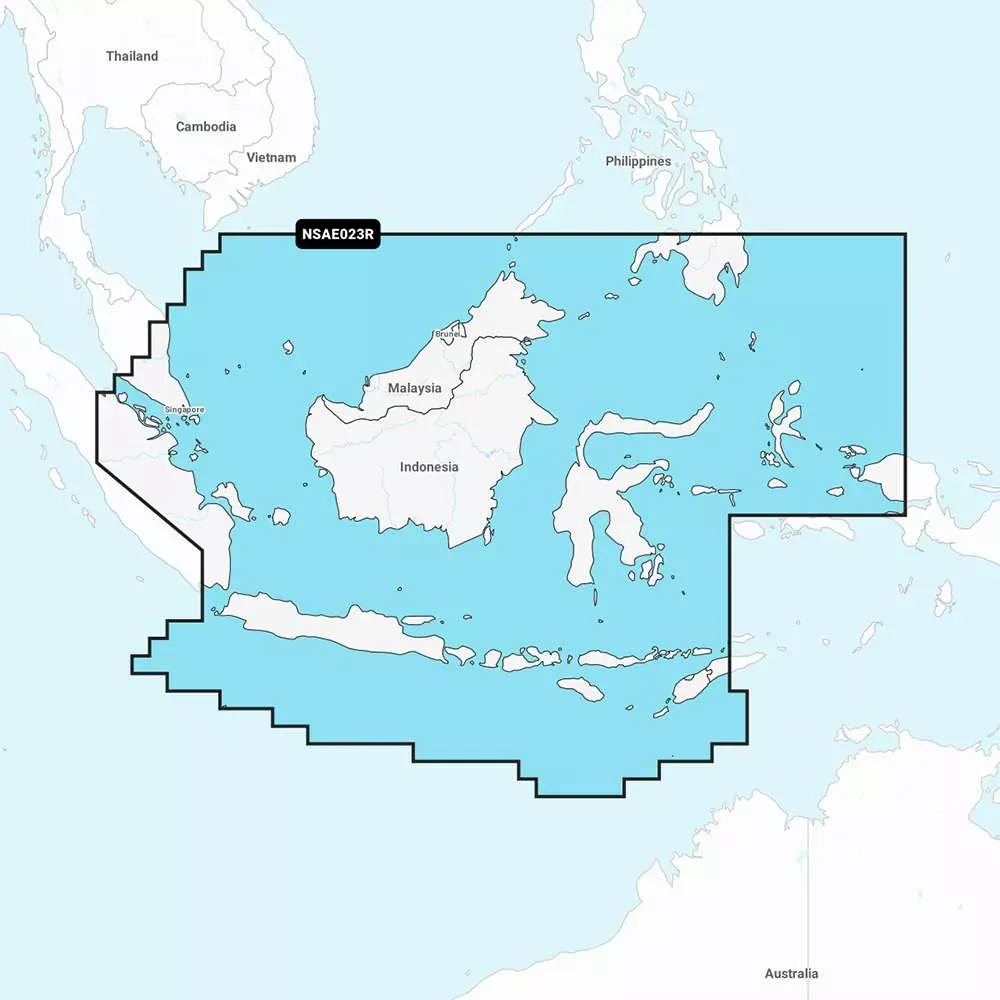 Garmin Navionics+ NSAE023R – Java & Borneo – Marine Chart