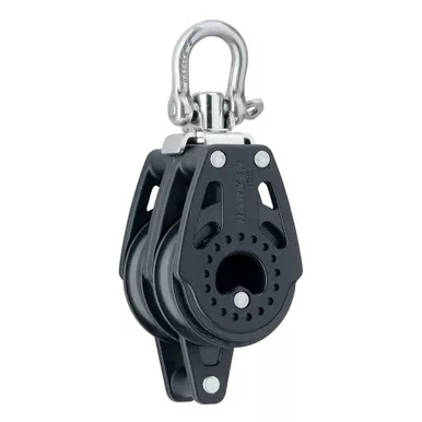 Harken 40mm Carbo Air Double Swivel Block with Becket - P/N 2639
