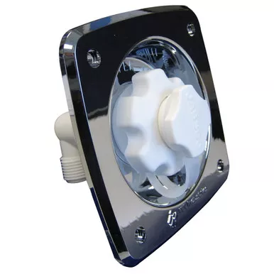 Jabsco Flush Mount Water Pressure Regulator 45psi - Chrome - P/N 44411-2045