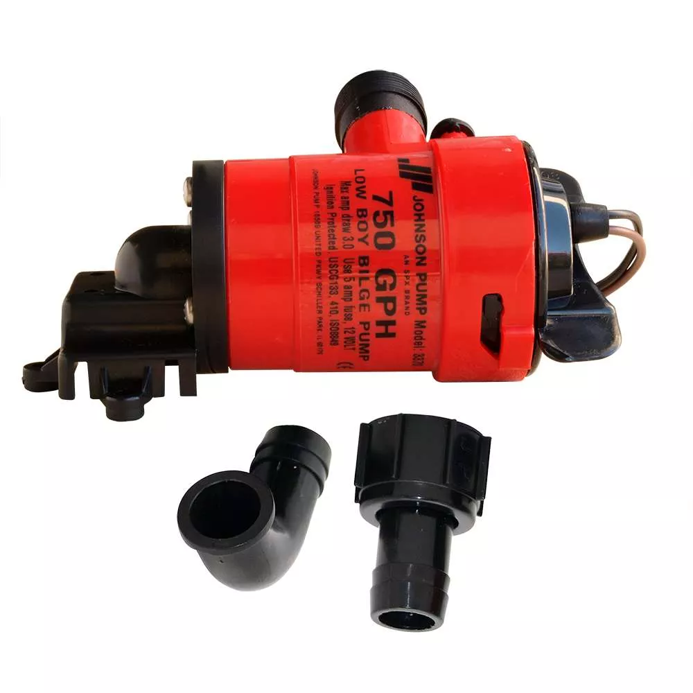 Johnson Pump Low Boy Bilge Pump – 750 GPH – 12V