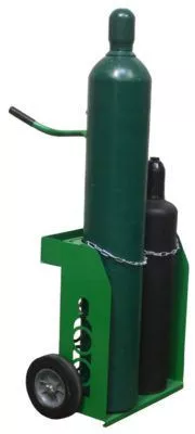 Medium Cart, 10" semi-pneumatic wheels, Plastic Hub, 9" x 19.5" Baseplate 950-10B