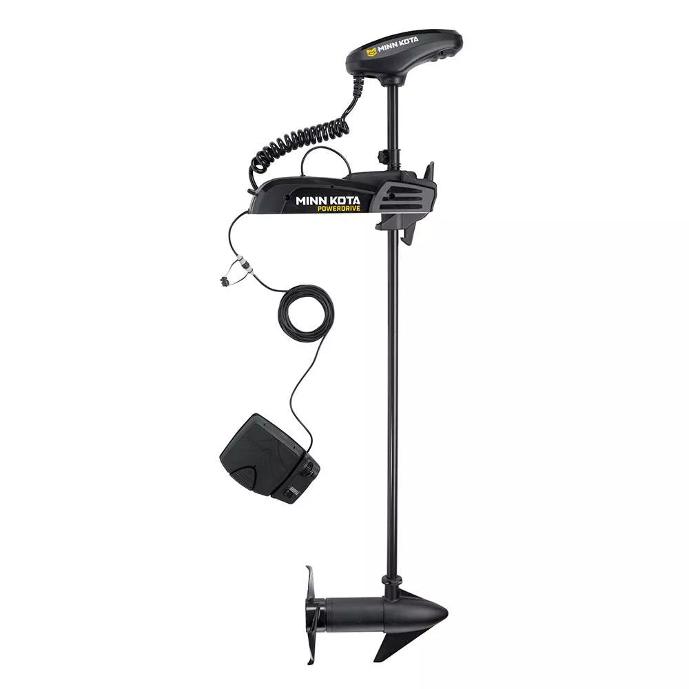 Minn Kota PowerDrive™ 45 Trolling Motor w/Foot Pedal – 12V – 45LB – 48″