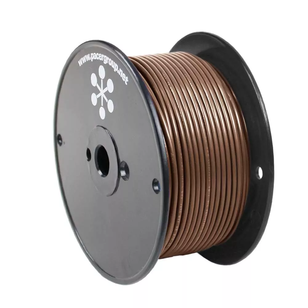 Pacer Brown 14 AWG Primary Wire – 250'
