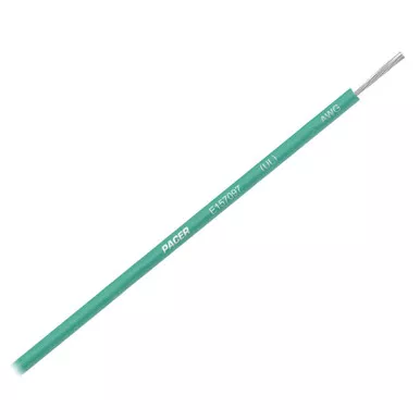 Pacer Green 16 AWG Primary Wire - 25' - P/N WUL16GN-25