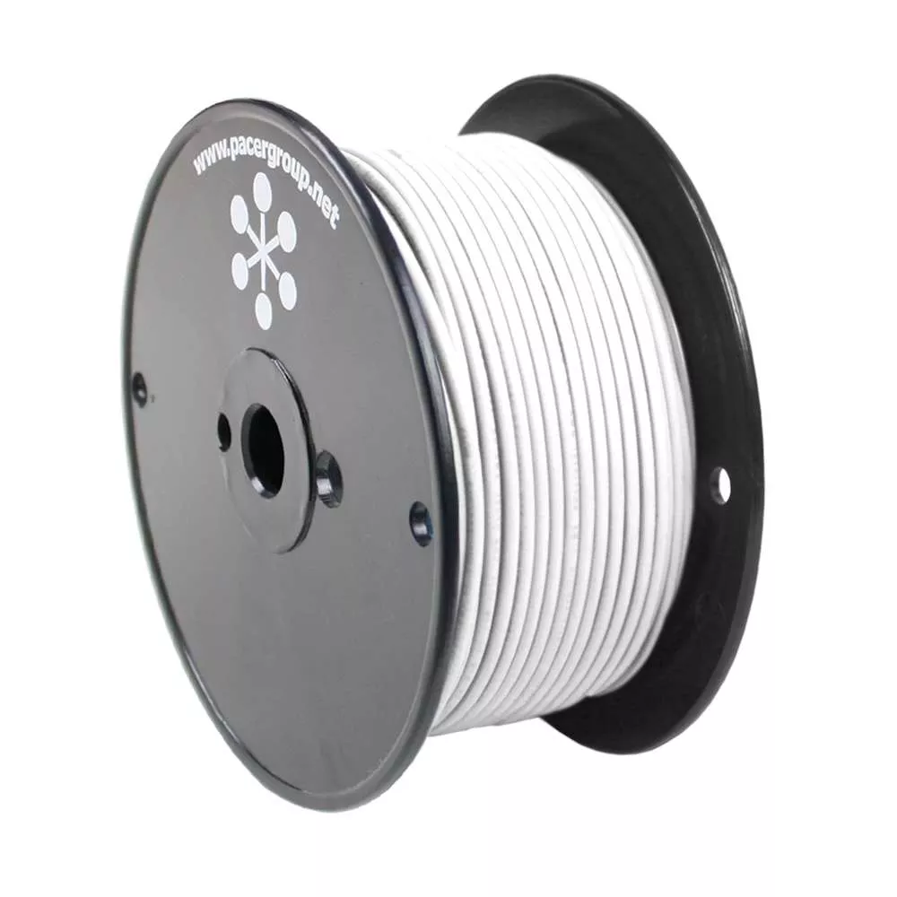 Pacer White 14 AWG Primary Wire – 250'