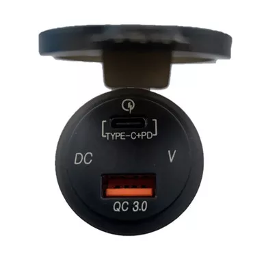 Poly-Planar Panel Mount USB Charging Ports - 12V - P/N USB-PM2