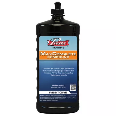 Presta MaxComplete Compound - 32oz - P/N 163032