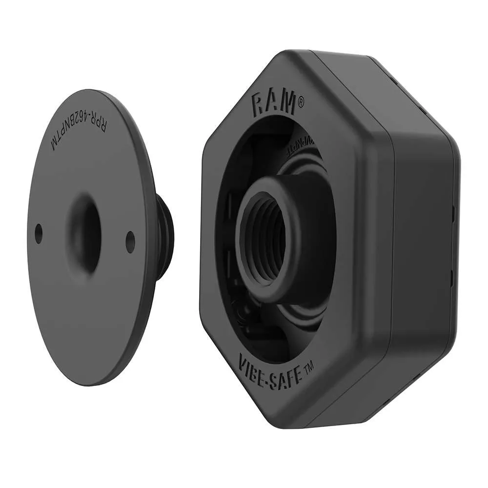 RAM Mount RAM Vibe-Safe™ w/NPT Adapter f/2-Hole Holders