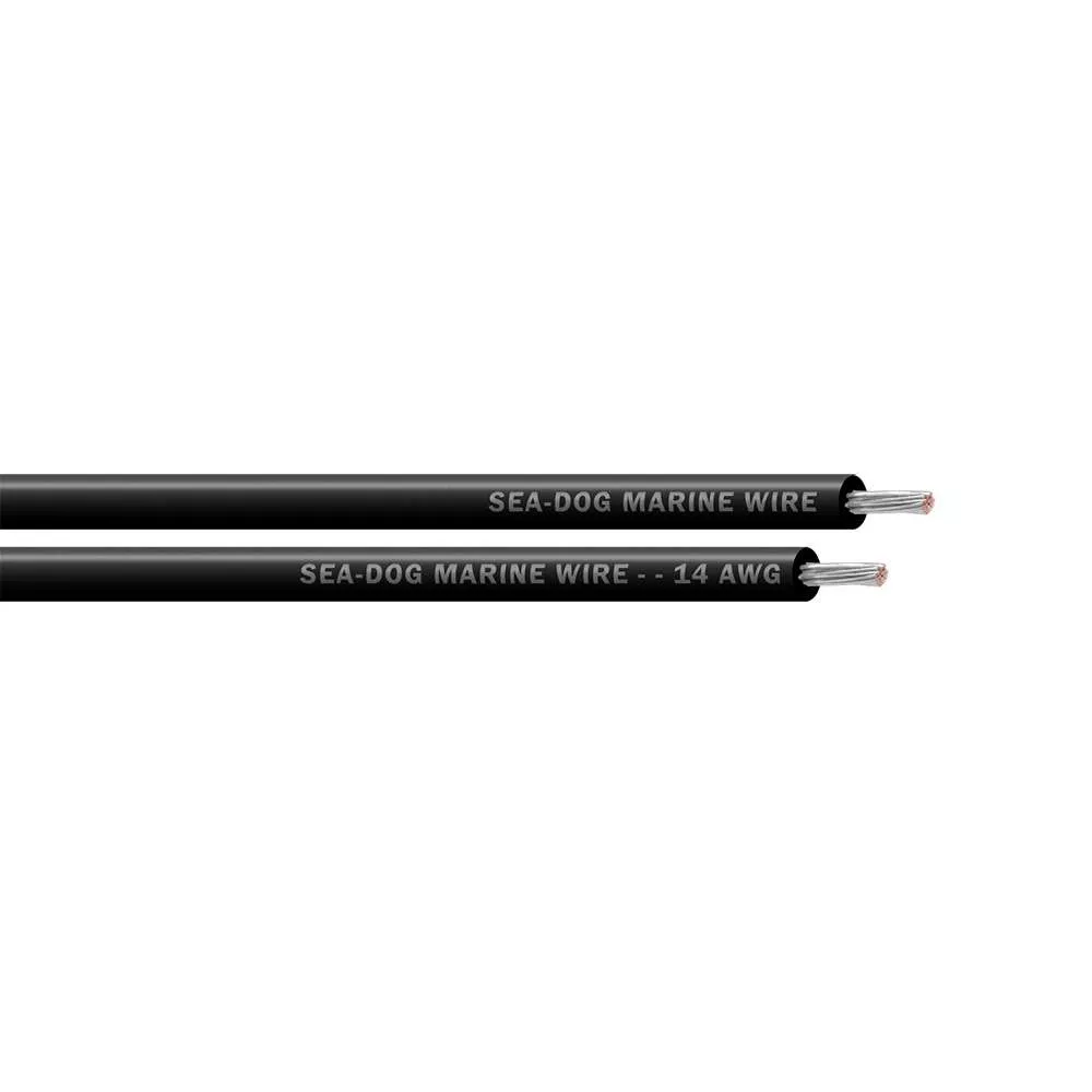 Sea-Dog 14 AWG Black Primary Wire – 1000′