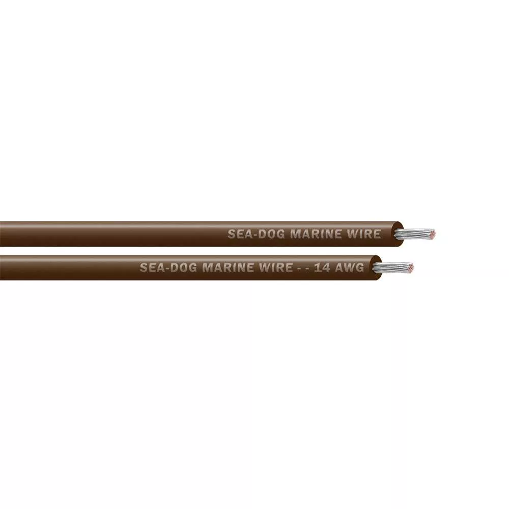 Sea-Dog 14 AWG Brown Primary Wire – 1000′