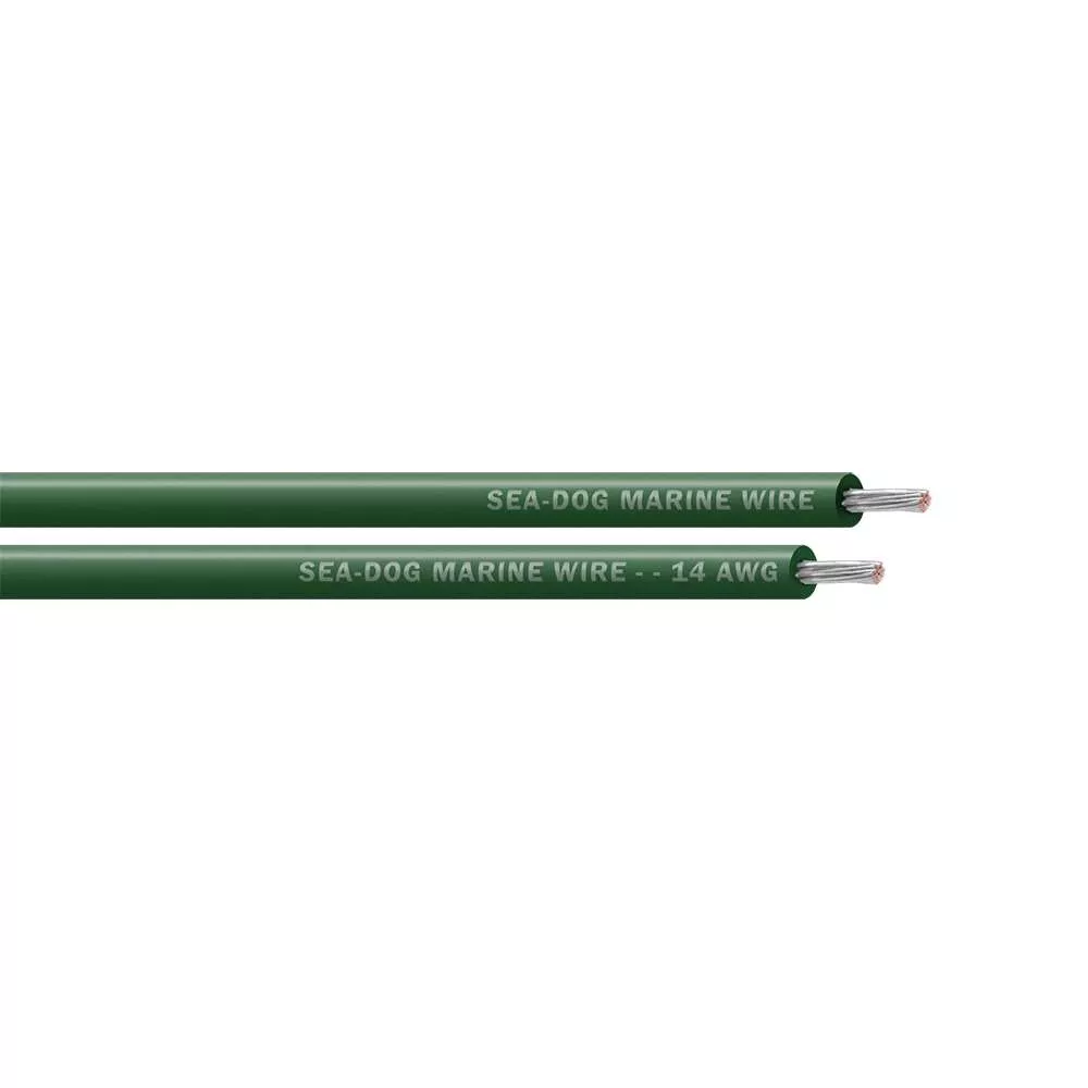 Sea-Dog 14 AWG Green Primary Wire – 1000′