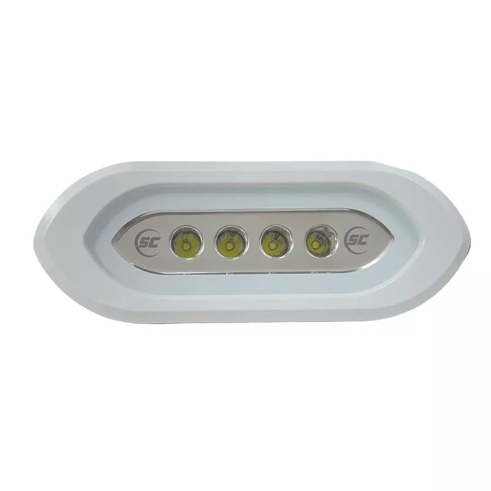 Shadow-Caster Flush Mount Spreader Light – White Housing – White