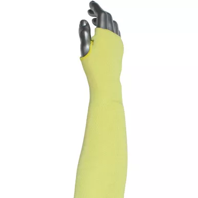 Sleeve, 2-Ply Aramid, A3, Th, 18 - Size 18, Yellow, Cut Resistant Sleeve, 1 Unit MSK-18T