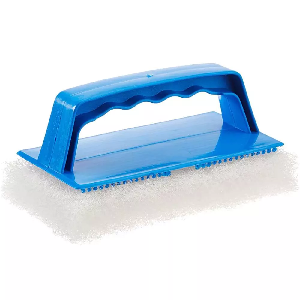 Star brite Fine White Scrub Pad w/Interchangeable Handle