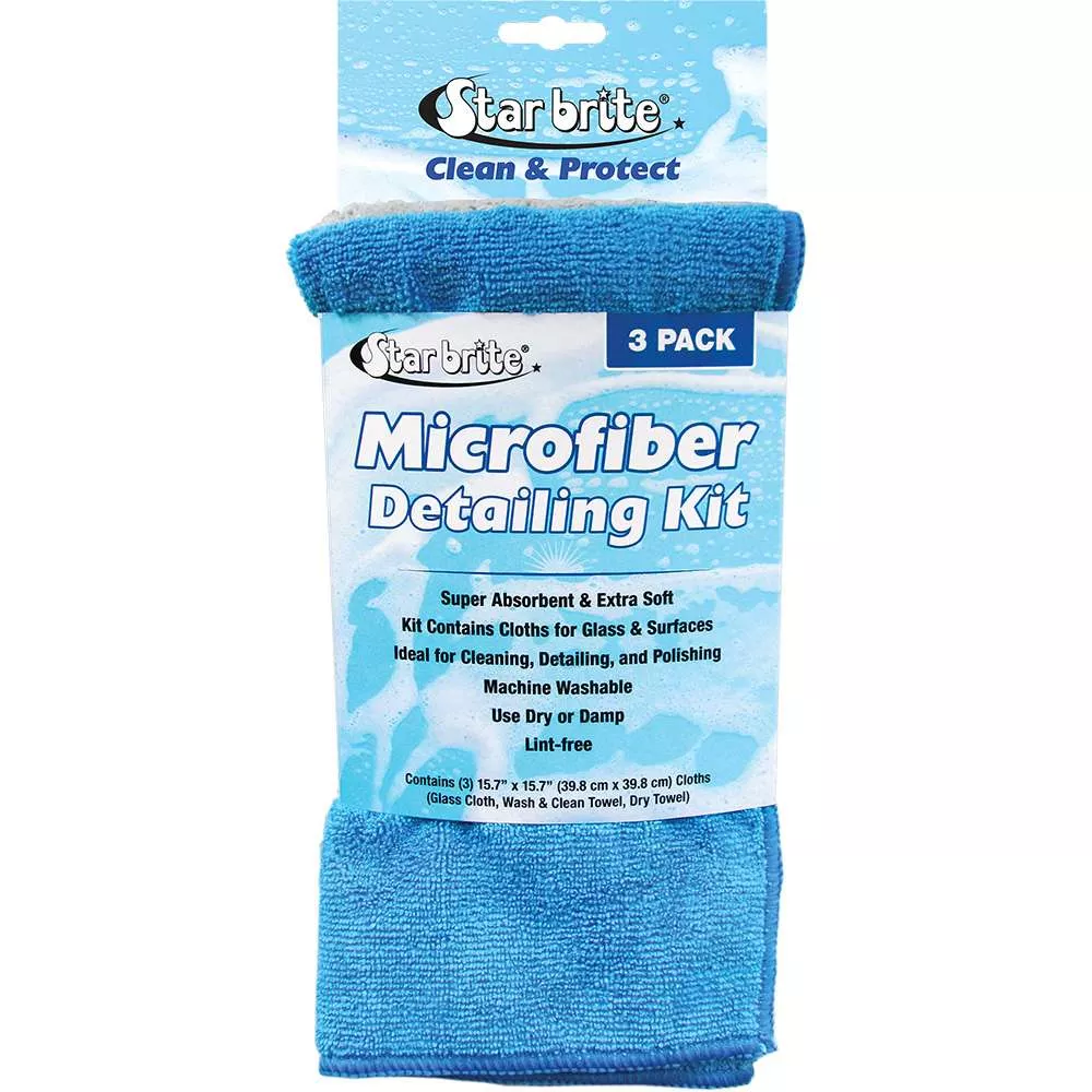 Star brite Microfiber Detailing Kit – Ultimate Cleaning Solution *3-Pack