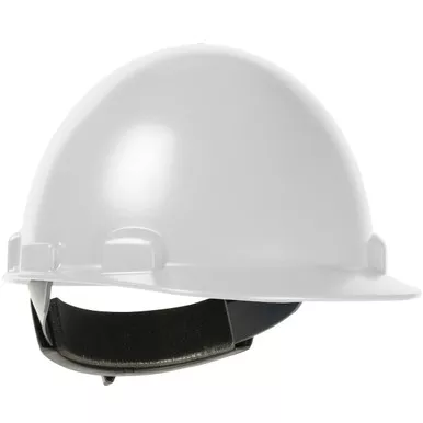 Stromboli, Cap Style, Swing Ratchet, Type I, Class E, Non-Vent, Red - Size OS, Red- ANSI Type I Helmets 280-HP841SR-15