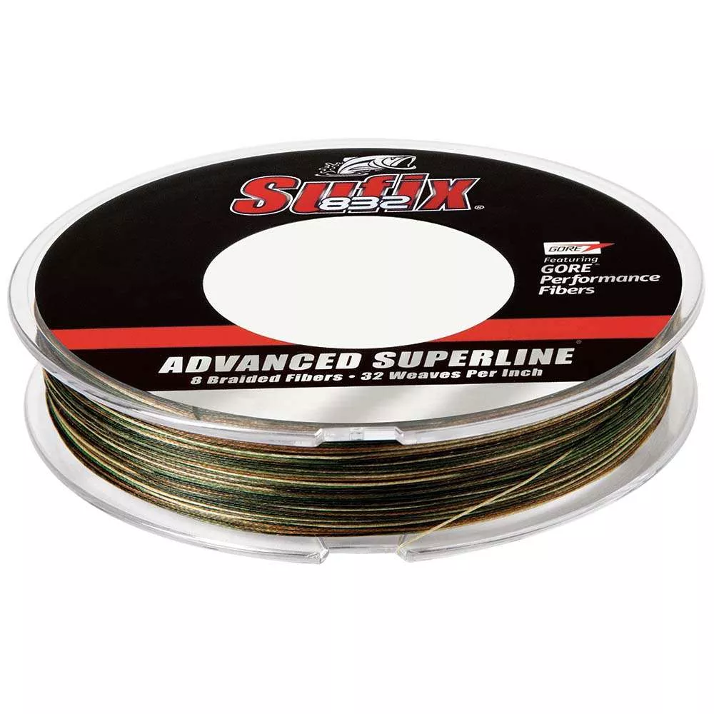 Sufix 832 Advanced Superline Braid – 8lb – Camo – 150 yds