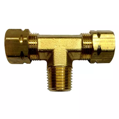 Uflex 1/4 NPT to 3/8 T-Fitting - P/N T-FITTING