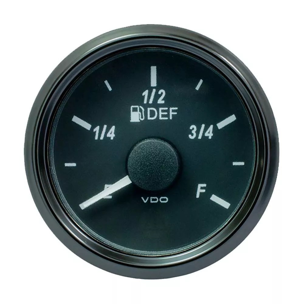 VDO SingleViu 52mm (2-1/16″) DEF Level Gauge – 240-33 Ohm