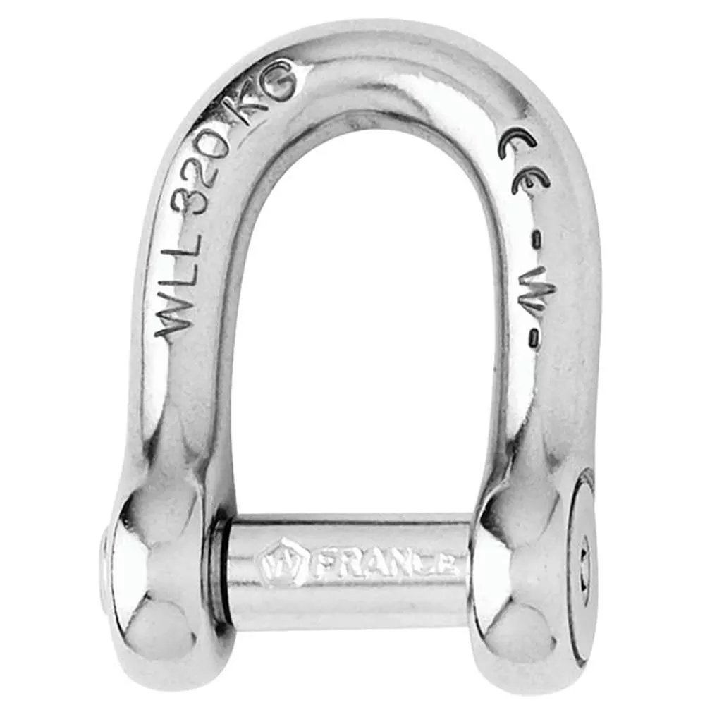 Wichard Self-Locking Allen Head Pin D Shackle – 8mm Diameter – 5/16″
