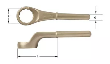 Wrench, Box for Extension Metric 1-7/16" 4958